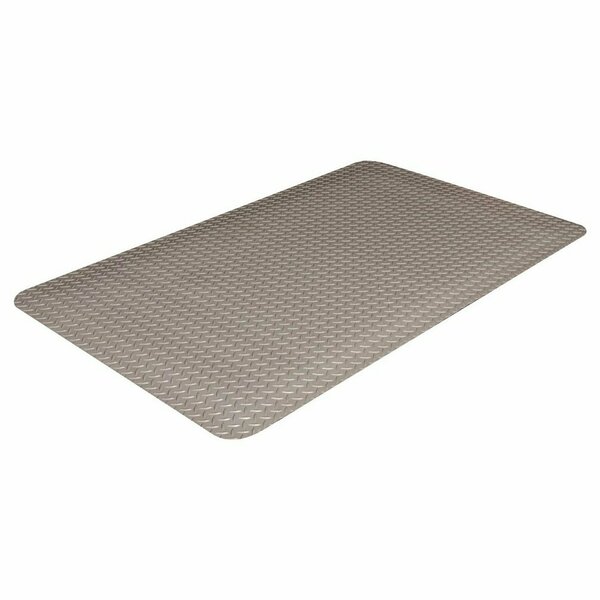 Crown Matting Technologies Industrial Deck Plate 4'x12' Gray CD 0412DG